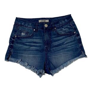 Refuge Distressed Jean Shorts Women’s Size 0 100% Cotton EUC
